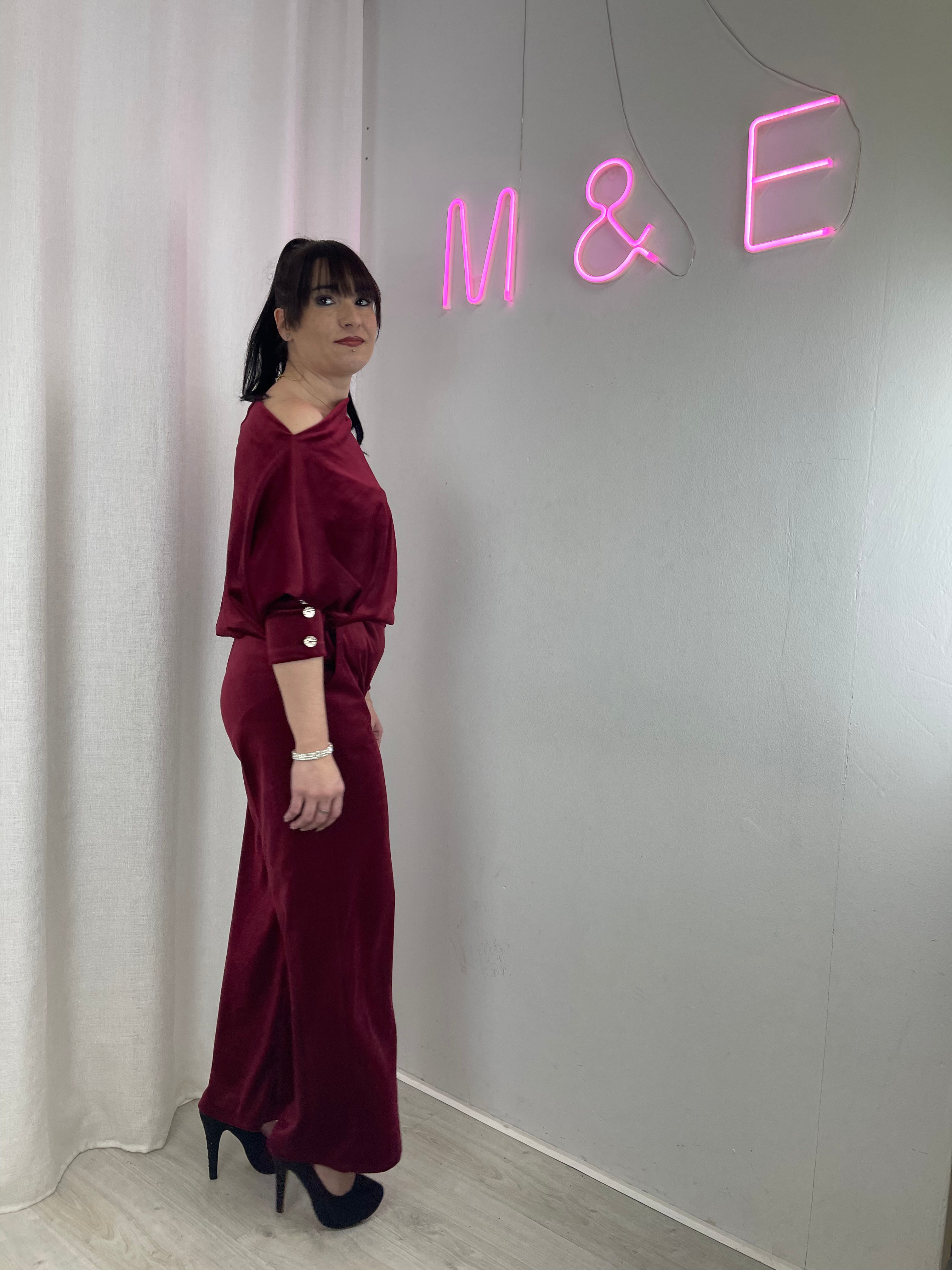 Conjunto de terciopelo elegante para mujer – Talla única – Disponible en 3 colores