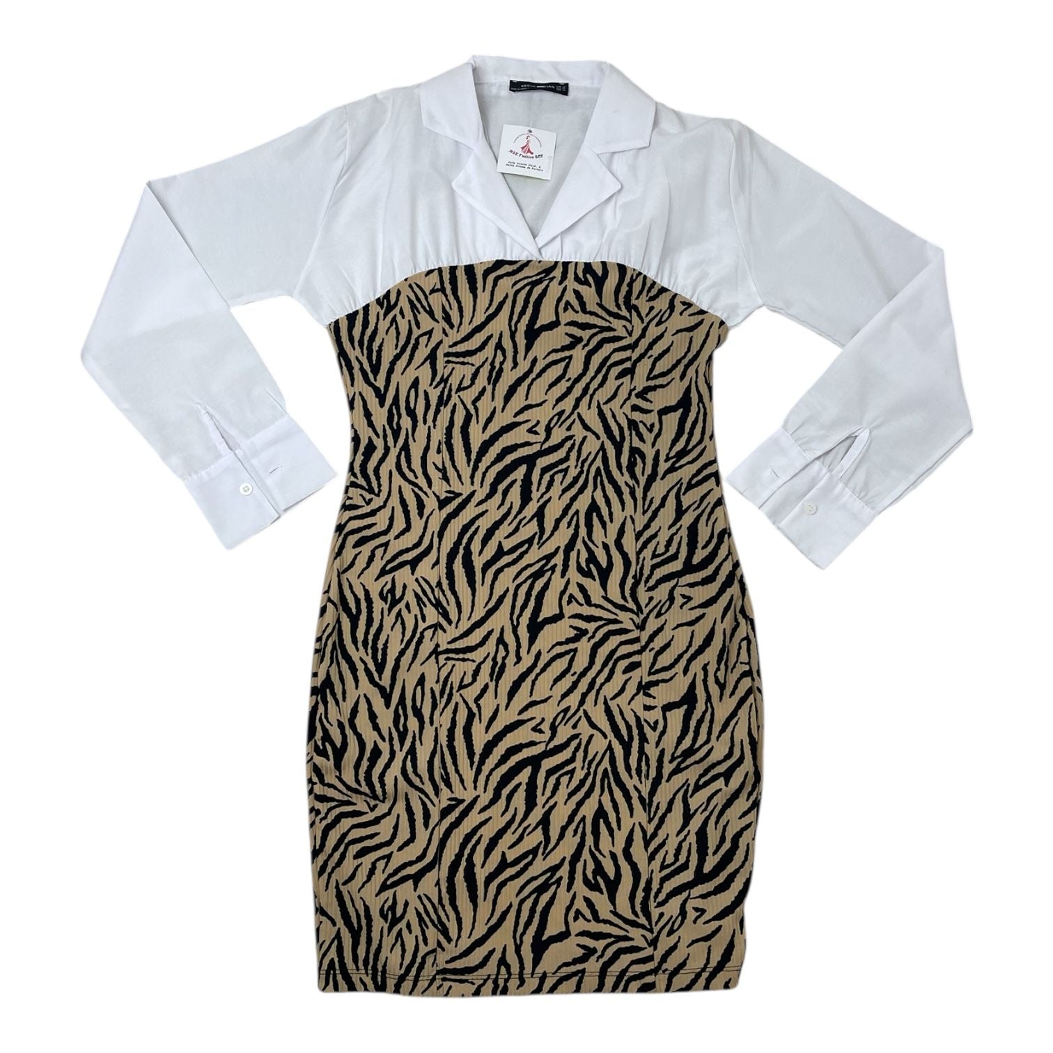vestido animal print