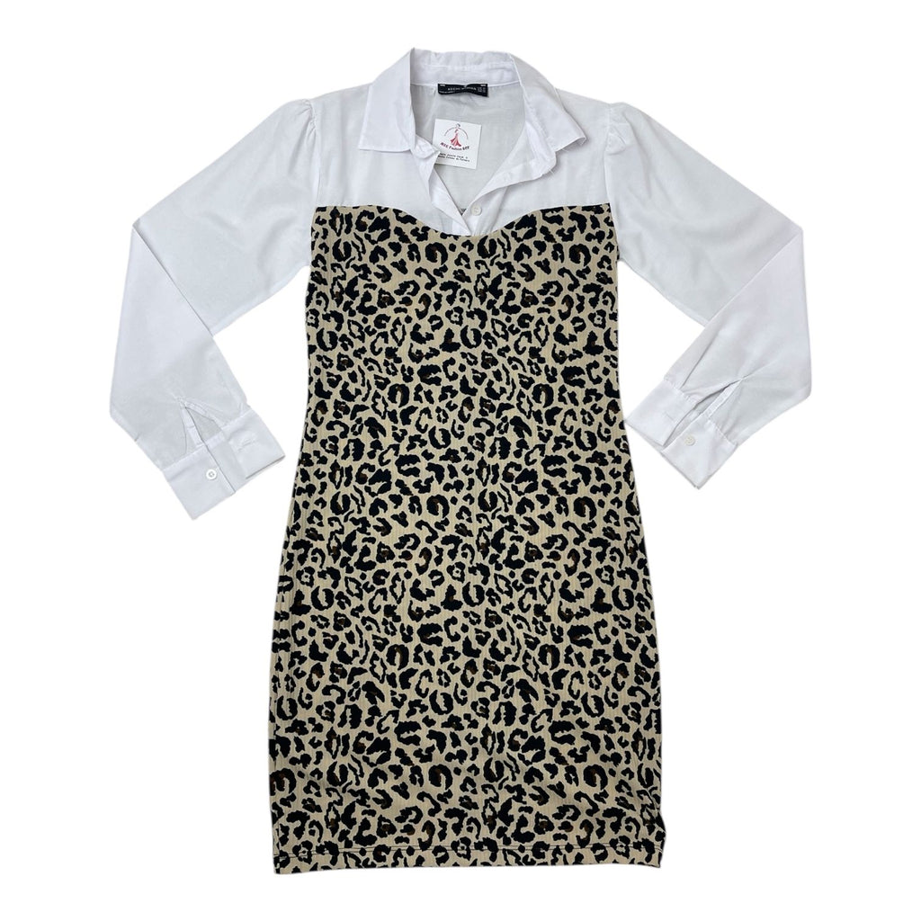 vestido animal print